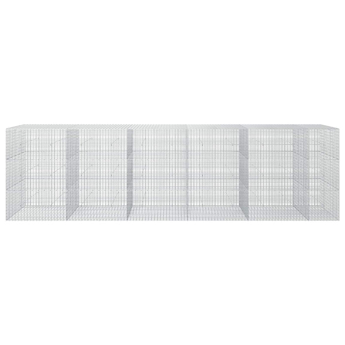 Gabion cu fir de 3,5 mm și plasă de 5x2,5 cm 550x50x150 cm - WALTI WALTI