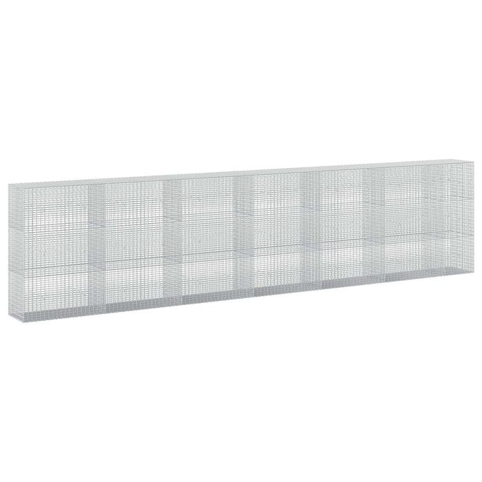 Gabion cu fir de 3,5 mm și plasă de 5x2,5 cm 650x50x150 cm WALTI