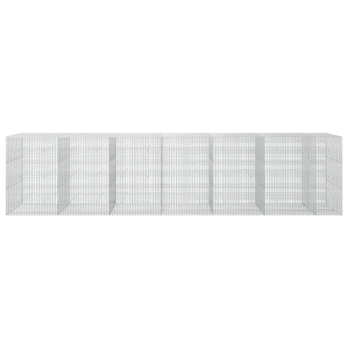 Gabion cu fir de 3,5 mm și plasă de 5x2,5 cm 650x50x150 cm WALTI