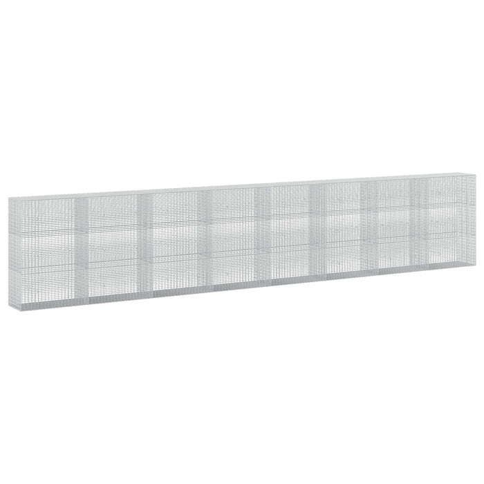 Gabion cu fir de 3,5 mm și plasă de 5x2,5 cm 800x50x150 cm WALTI