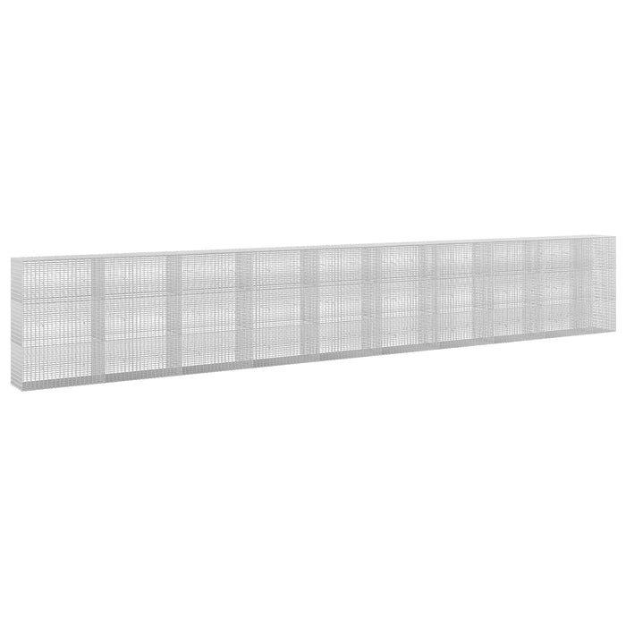 Gabion cu fir de 3,5 mm și plasă de 5x2,5 cm 950x50x150 cm WALTI