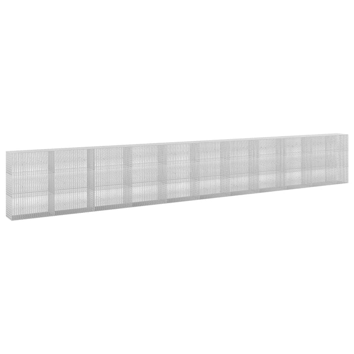 Gabion cu fir de 3,5 mm și plasă de 5x2,5 cm 1050x50x150 cm WALTI