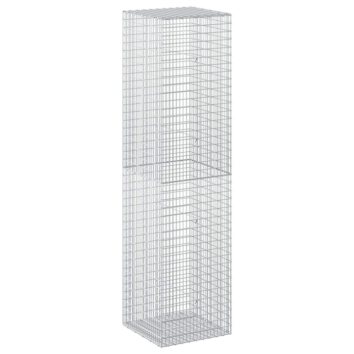 Gabion cu fir de 3,5 mm și plasă de 5x2,5 cm 50x50x200 cm WALTI