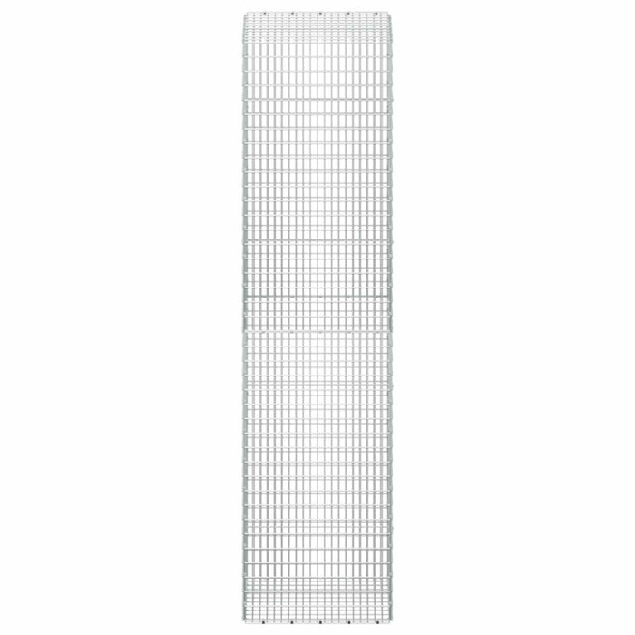 Gabion cu fir de 3,5 mm și plasă de 5x2,5 cm 50x50x200 cm WALTI