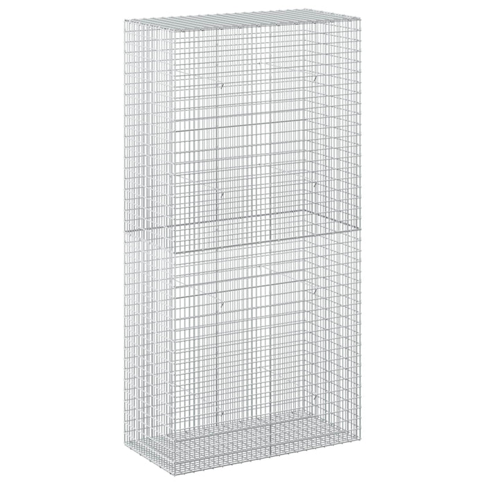 Gabion cu fir de 3,5 mm și plasă de 5x2,5 cm 100x50x200 cm WALTI