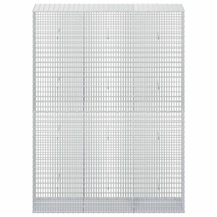 Gabion cu fir de 3,5 mm și plasă de 5x2,5 cm 150x50x200 cm WALTI
