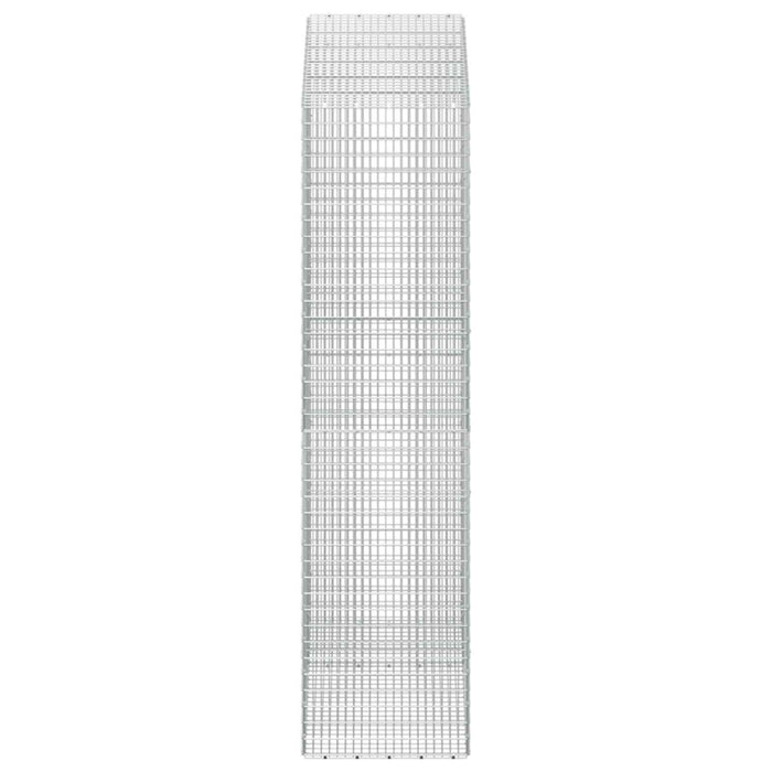 Gabion cu fir de 3,5 mm și plasă de 5x2,5 cm 150x50x200 cm WALTI