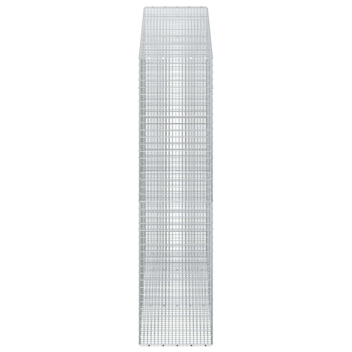 Gabion cu fir de 3,5 mm și plasă de 5x2,5 cm 250x50x200 cm WALTI