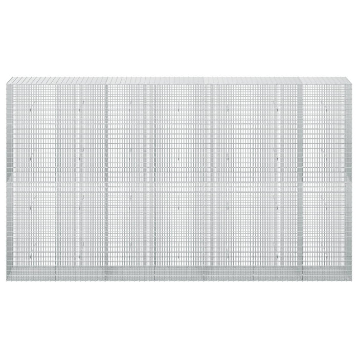 Gabion cu fir de 3,5 mm și plasă de 5x2,5 cm 350x50x200 cm WALTI