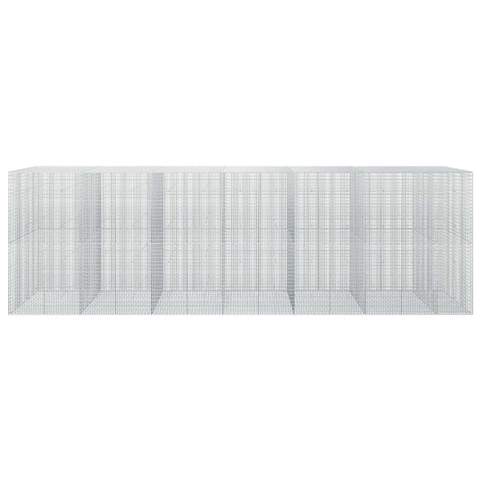 Gabion cu fir de 3,5 mm și plasă de 5x2,5 cm 650x50x200 cm WALTI