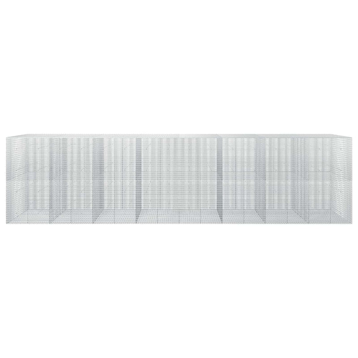 Gabion cu fir de 3,5 mm și plasă de 5x2,5 cm 800x50x200 cm WALTI