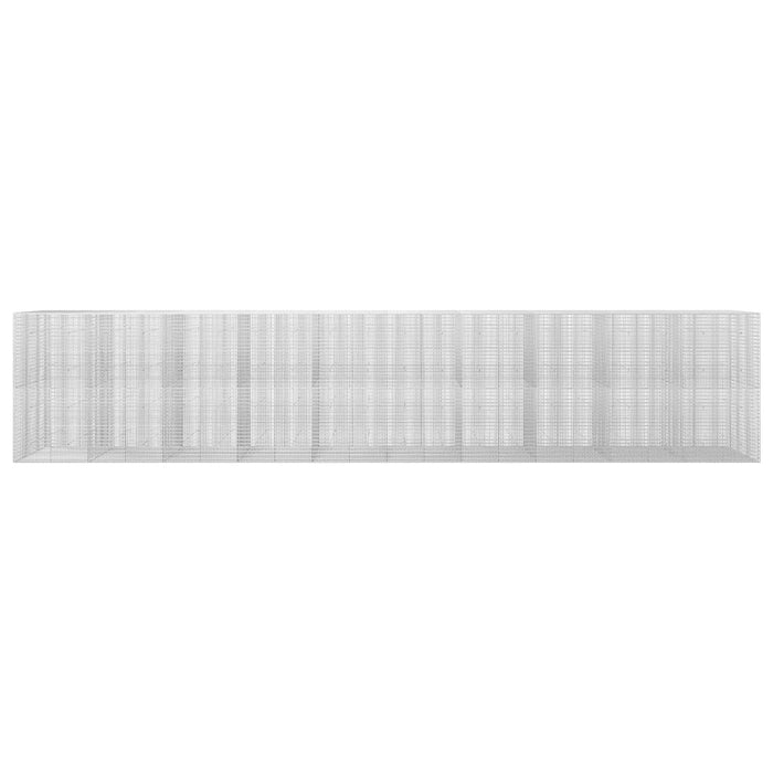 Gabion cu fir de 3,5 mm și plasă de 5x2,5 cm 1000x50x200 cm WALTI