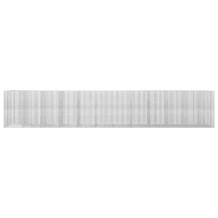 Gabion cu fir de 3,5 mm și plasă de 5x2,5 cm 1150x50x200 cm WALTI