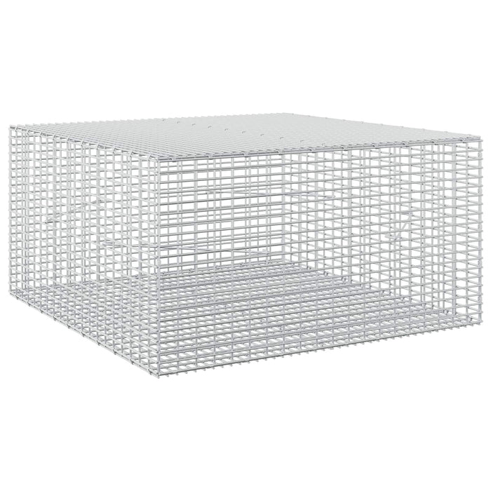 Gabion cu fir de 3,5 mm și plasă de 5x2,5 cm 100x100x50 cm WALTI
