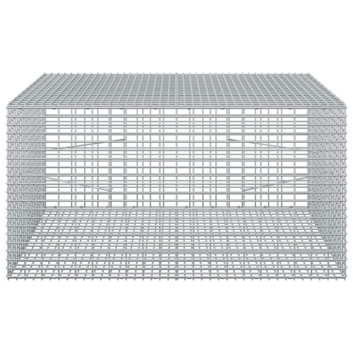 Gabion cu fir de 3,5 mm și plasă de 5x2,5 cm 100x100x50 cm WALTI