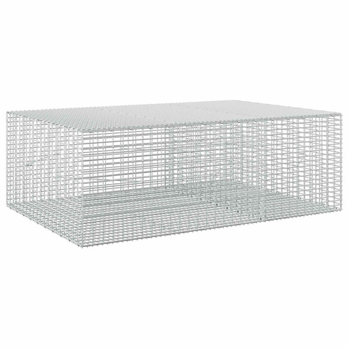Gabion cu fir de 3,5 mm și plasă de 5x2,5 cm 150x100x50 cm WALTI