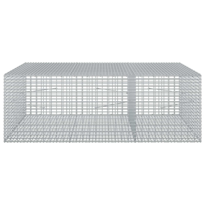 Gabion cu fir de 3,5 mm și plasă de 5x2,5 cm 150x100x50 cm WALTI