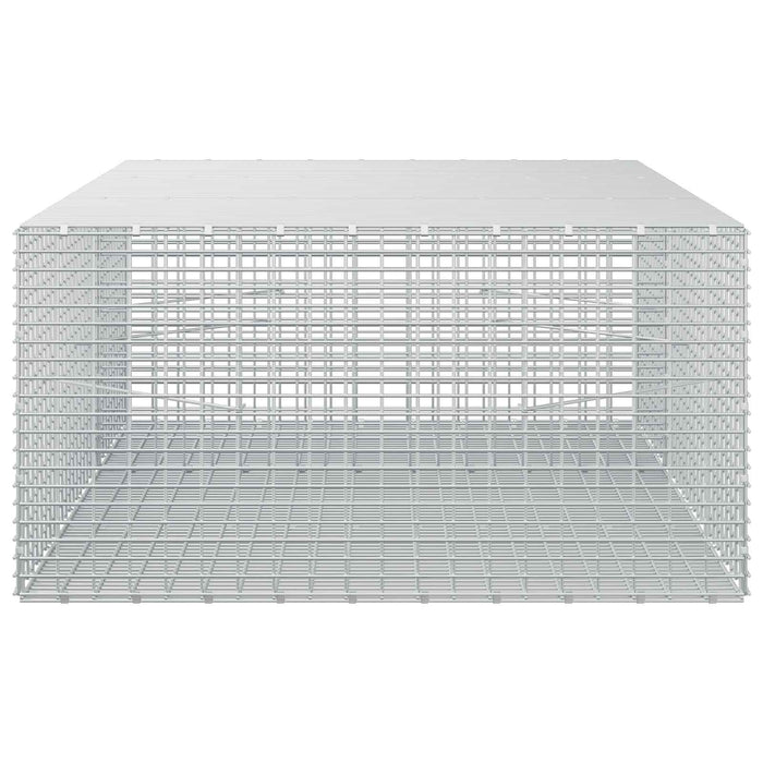 Gabion cu fir de 3,5 mm și plasă de 5x2,5 cm 150x100x50 cm WALTI