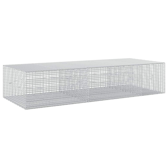 Gabion cu fir de 3,5 mm și plasă de 5x2,5 cm 250x100x50 cm WALTI