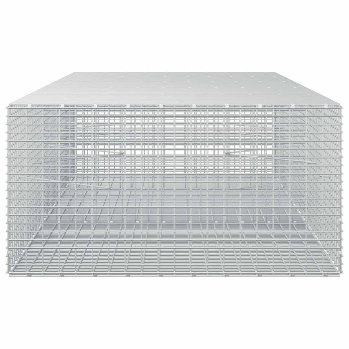 Gabion cu fir de 3,5 mm și plasă de 5x2,5 cm 250x100x50 cm WALTI