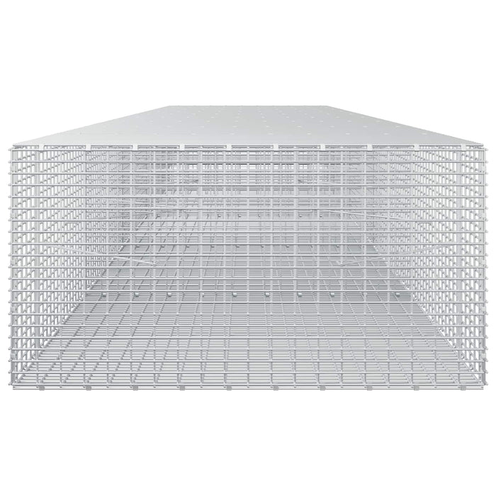 Gabion cu fir de 3,5 mm și plasă de 5x2,5 cm 450x100x50 cm WALTI