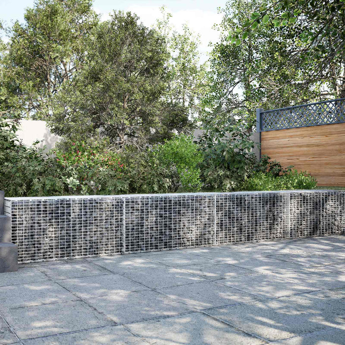 Gabion cu fir de 3,5 mm și plasă de 5x2,5 cm 1150x100x50 cm WALTI