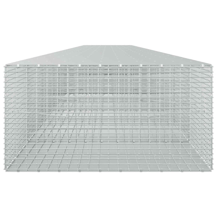 Gabion cu fir de 3,5 mm și plasă de 5x2,5 cm 1200x100x50 cm WALTI