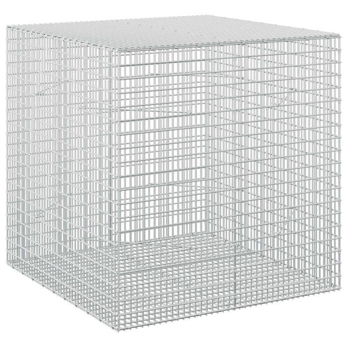 Gabion cu fir de 3,5 mm și plasă de 5x2,5 cm 100x100x100 cm WALTI