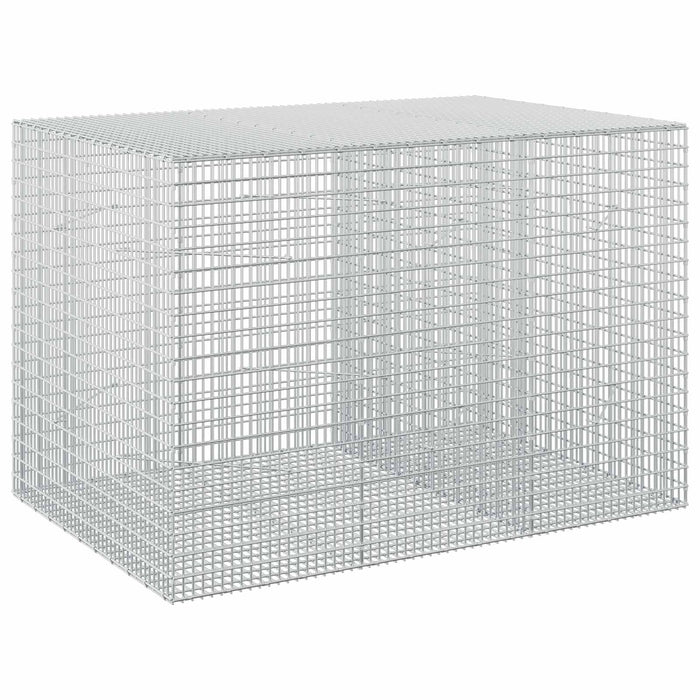 Gabion cu fir de 3,5 mm și plasă de 5x2,5 cm 150x100x100 cm - WALTI WALTI