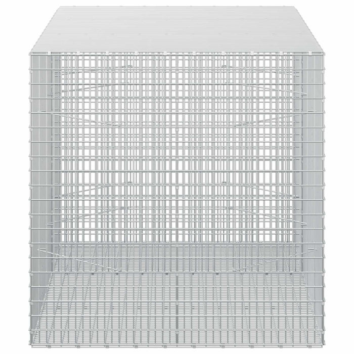 Gabion cu fir de 3,5 mm și plasă de 5x2,5 cm 150x100x100 cm - WALTI WALTI