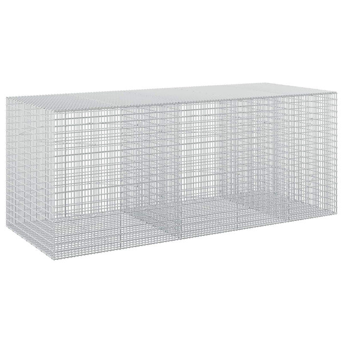 Gabion cu fir de 3,5 mm și plasă de 5x2,5 cm 250x100x100 cm WALTI