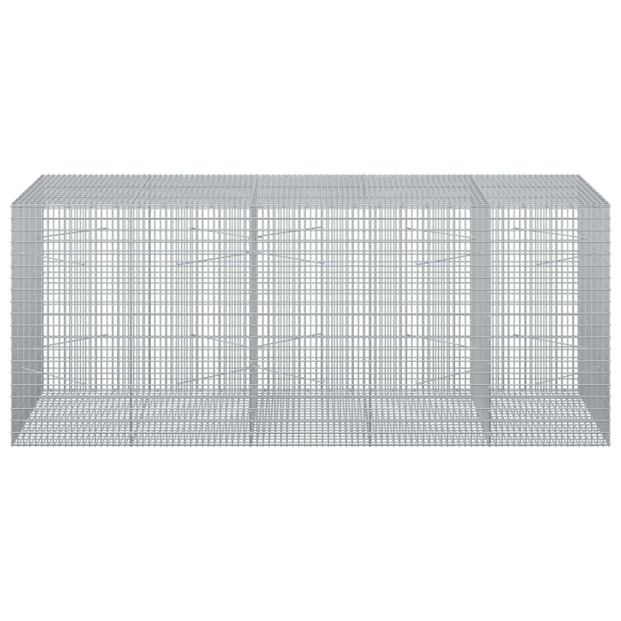 Gabion cu fir de 3,5 mm și plasă de 5x2,5 cm 250x100x100 cm WALTI