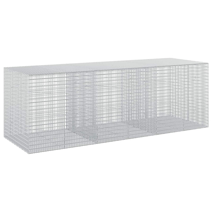 Gabion cu fir de 3,5 mm și plasă de 5x2,5 cm 300x100x100 cm - WALTI WALTI