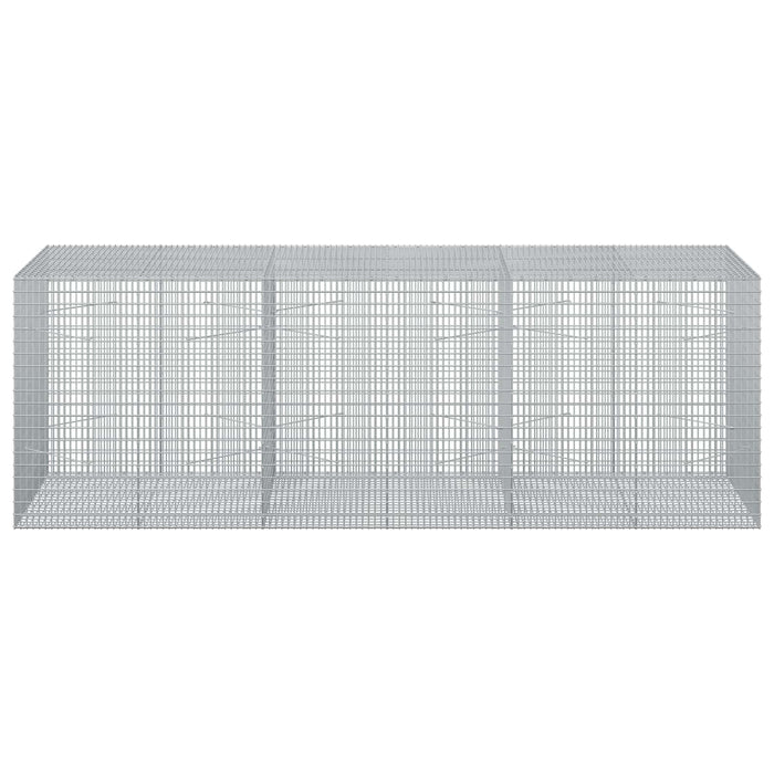 Gabion cu fir de 3,5 mm și plasă de 5x2,5 cm 300x100x100 cm - WALTI WALTI