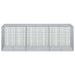Gabion cu fir de 3,5 mm și plasă de 5x2,5 cm 300x100x100 cm - WALTI WALTI