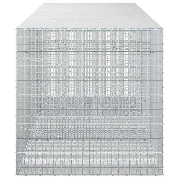 Gabion cu fir de 3,5 mm și plasă de 5x2,5 cm 300x100x100 cm - WALTI WALTI