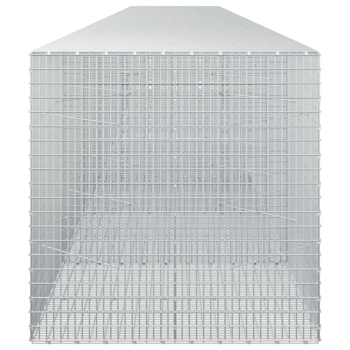 Gabion cu fir de 3,5 mm și plasă de 5x2,5 cm 800x100x100 cm WALTI