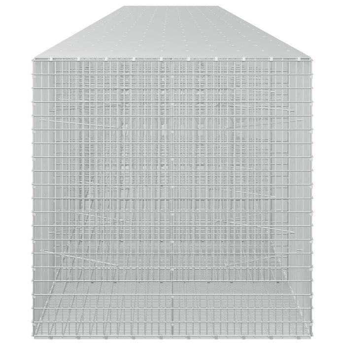 Gabion cu fir de 3,5 mm și plasă de 5x2,5 cm 1050x100x100 cm WALTI