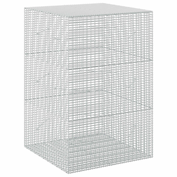 Gabion cu fir de 3,5 mm și plasă de 5x2,5 cm 100x100x150 cm - WALTI WALTI
