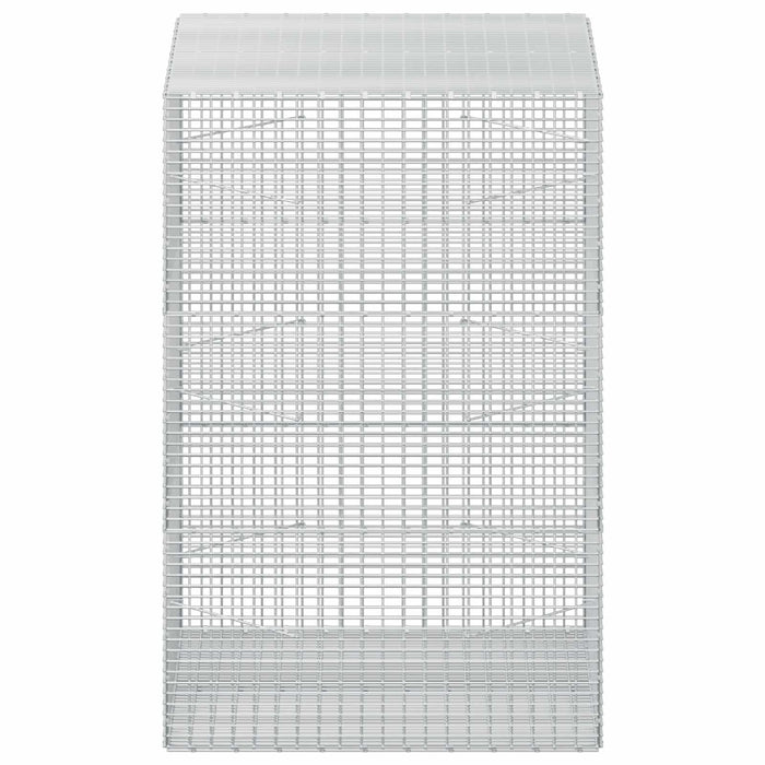 Gabion cu fir de 3,5 mm și plasă de 5x2,5 cm 100x100x150 cm - WALTI WALTI