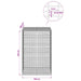 Gabion cu fir de 3,5 mm și plasă de 5x2,5 cm 100x100x150 cm - WALTI WALTI