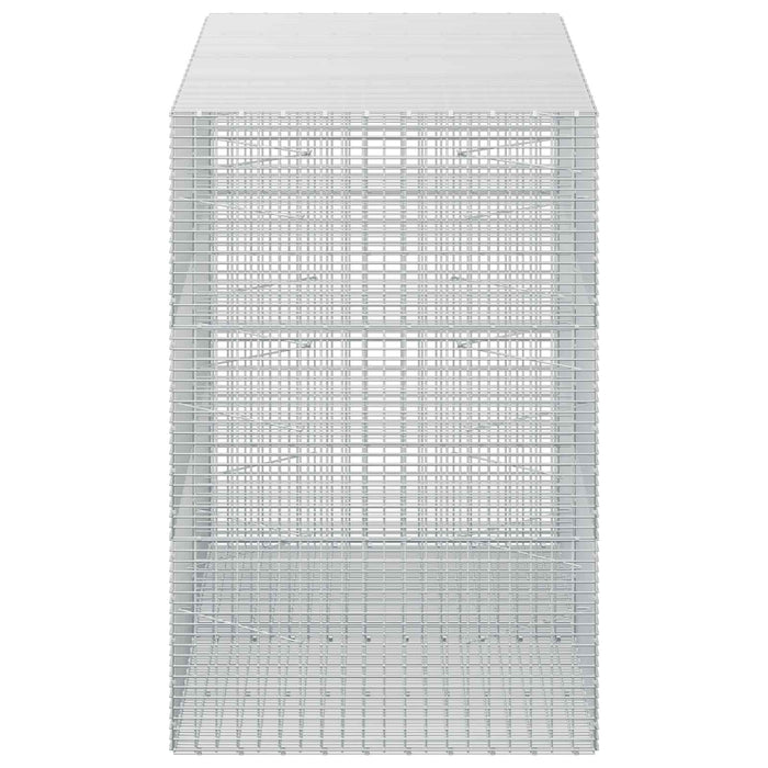 Gabion cu fir de 3,5 mm și plasă de 5x2,5 cm 200x100x150 cm - WALTI WALTI