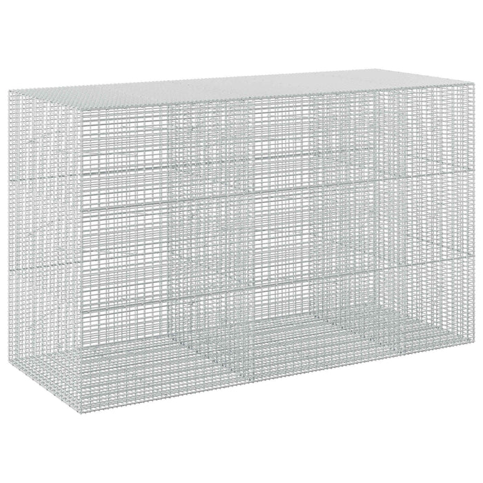 Gabion cu fir de 3,5 mm și plasă de 5x2,5 cm 250x100x150 cm WALTI