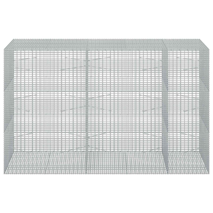 Gabion cu fir de 3,5 mm și plasă de 5x2,5 cm 250x100x150 cm WALTI