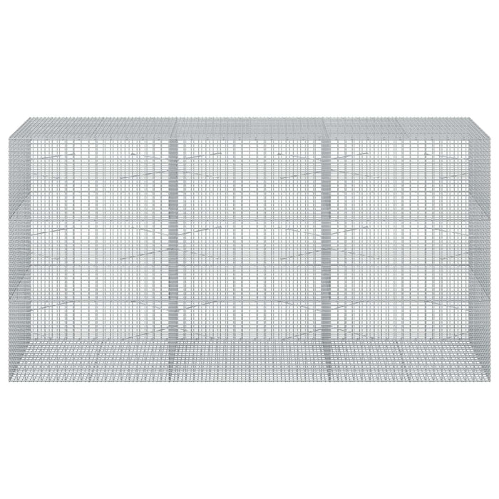 Gabion cu fir de 3,5 mm și plasă de 5x2,5 cm 300x100x150 cm WALTI