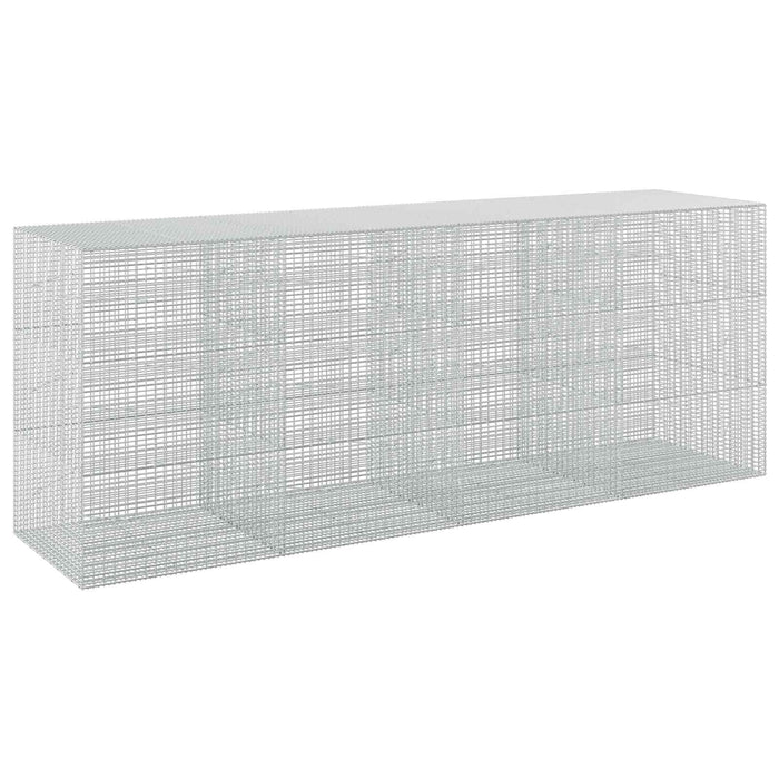 Gabion cu fir de 3,5 mm și plasă de 5x2,5 cm 400x100x150 cm - WALTI WALTI