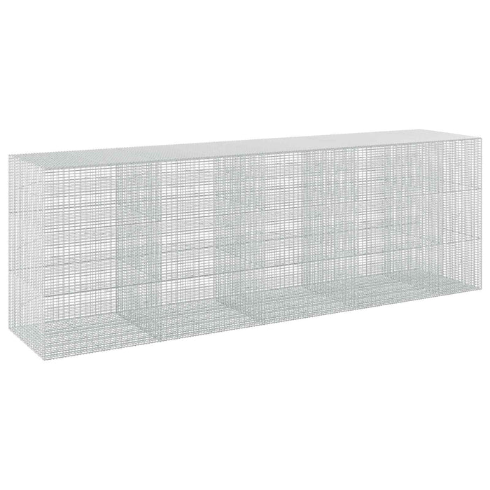 Gabion cu fir de 3,5 mm și plasă de 5x2,5 cm 450x100x150 cm WALTI