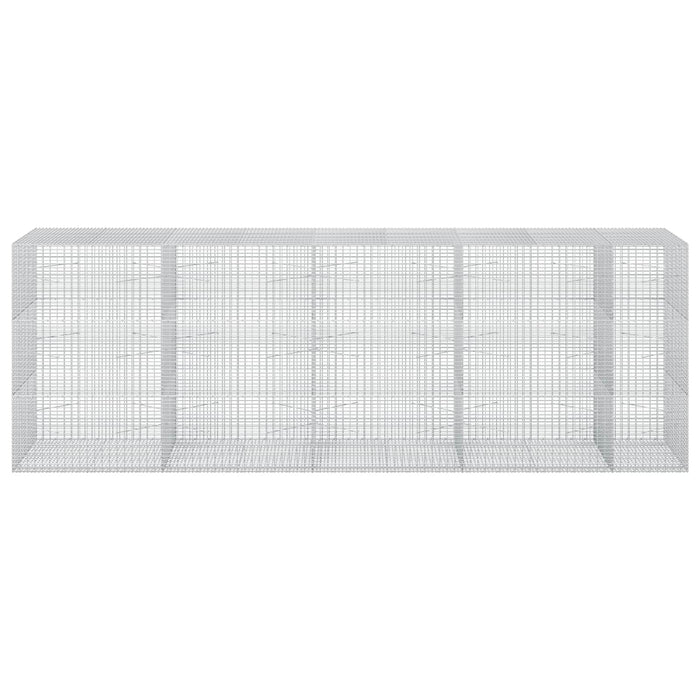 Gabion cu fir de 3,5 mm și plasă de 5x2,5 cm 450x100x150 cm WALTI