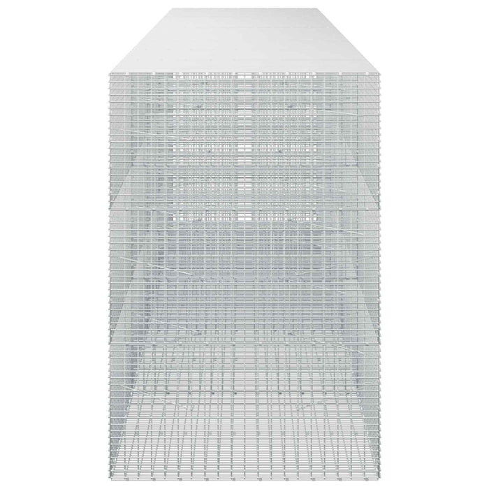 Gabion cu fir de 3,5 mm și plasă de 5x2,5 cm 450x100x150 cm WALTI