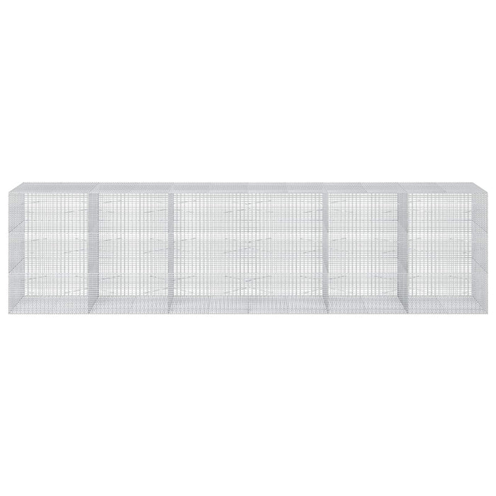 Gabion cu fir de 3,5 mm și plasă de 5x2,5 cm 600x100x150 cm WALTI